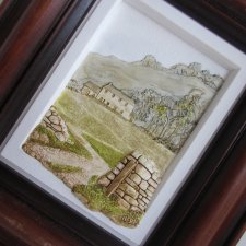 Miniatura - Sketches by DAVID J. SIMPSON 1991 -UP THE TRACK - FOWBERRY FINE ART