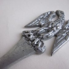 Orzeł z aluminium - oryginalny i niespotykany nożyk  do listów ciekawa rzecz równiez na prezent