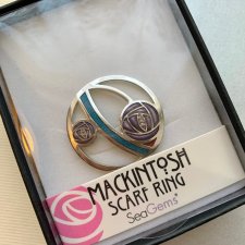 Rennie Mackintosh - Celtic Sea Gems ❀ڿڰۣ❀ Pierścień do apaszki
