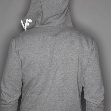 BLUZA HOODIE SIMPLE UNISEX szary melanż