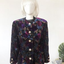 Markwald welurowa marynarka vintage JCK57