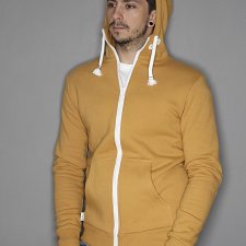 BLUZA HOODIE SIMPLE UNISEX musztardowa