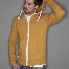 BLUZA HOODIE SIMPLE UNISEX musztardowa