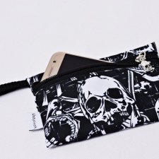 Etui na telefon, etui na klucze wodoodporne pokrowiec saszetka mały portfelik wodoodporny czaszki