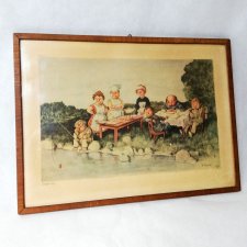 Robert Hogfeldt -Oryginalna Sygnowana Grafika -lata 40-te.1