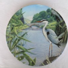 Wedgwood Birds kolekcjonerski talerz porcelanowy LEIGHTON MOSES -DANBURY MINT
