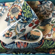 PIMPERNEL 2016 - WILLIAM MORRIS DESIGN - 8719 STRAWBERRY THIEF - KUBEK PORCELANOWY