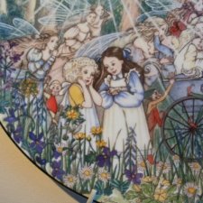 Wedgwood May dawn kolekcjonerski rzadko spotykany talerz porcelanowy maytime celebration