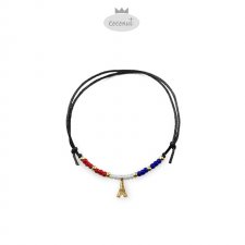 Bransoletka VIVE LA FRANCE na sznurku F5