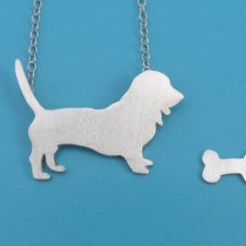 Naszyjnik - Basset - srebro 925