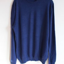 100% Wełna merino sweter vintage plus size