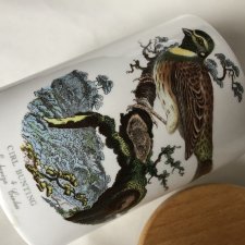 portmeirion 1978  birds of Britain duży porcelanowy Pojemnik kolekcjonerski użytkowy rzadko spotykany bardzo dekoracyjny