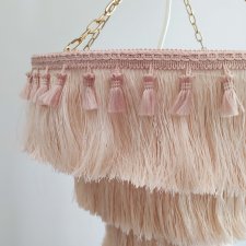 Lampa wisząca Fringe beżowa