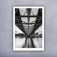 Plakat 50x70cm FOTO - Kraków Kładka Bernatka 01