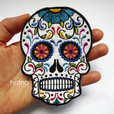 Naszywka Sugarskull