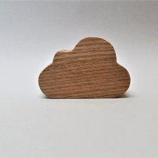 Gałka do mebli chmurka, chmurki drewniane uchwyty meblowe z litego drewna, boho dodatki, rustykalne dekoracje do wnętrz