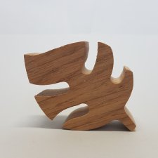Gałka do mebli liść MONSTERA, listek monstery gałki drewniane uchwyty meblowe, naturalne, ekologiczne, boho, rustykalne, z litego drewna