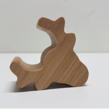 Drewniane gałki, uchwyty do mebli. Zwierzątka leśne, boho, wzór łoś, jeleń, renifer gałka z drewna, leśny pokój dodatki do mebli typu ikea
