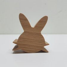 Drewniane gałki, uchwyty do mebli. Zwierzątka - wzór zając, królik, zajączki gałka z drewna