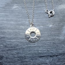 Srebrny naszyjnik CIĘŻAREK FIT GIRL, srebro 925