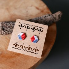 KOLCZYKI CUBE MINI TRIO MARINE