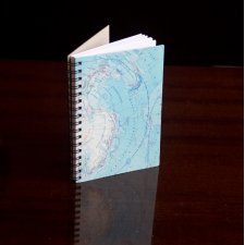 Mapowy notes notatnik - Bieguny Ciemny