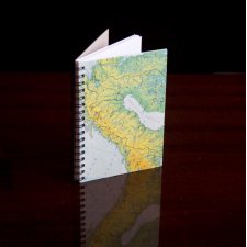 Mapowy notes notatnik - Skandynawia