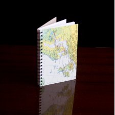 Mapowy notes notatnik - Bałtyk