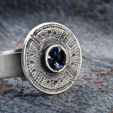 Pierścionek z minerałem Aztec Sun