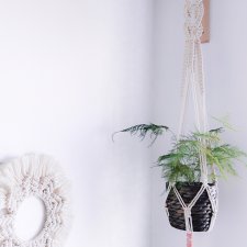 KWIETNIK MAKRAMA BOHO HOME STYL
