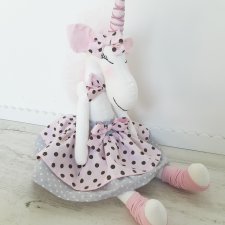 Maskotka jednorożec Zosia 65 cm