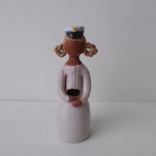 Figurka dziewczyny Jie Gantofta. Szwedzka ceramika.