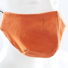 solidna profilowana dwuwarstwowa pomarańcz maseczka maska