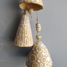 Zestaw trzech dzwoneczków ceramicznych  №1