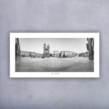 Plakat 100x50 - panorama Rynek w Krakowie 1
