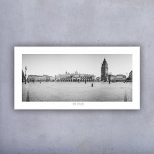Plakat 100x50 - panorama Rynek w Krakowie 2