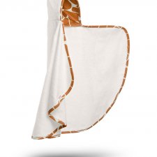 Bambusowy ręcznik-narzutka z kapturkiem - GIRAFFE