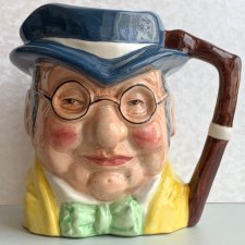 Artone Pottery Toby Jug ❀ڿڰۣ❀ Kolekcjonerski mlecznik ❀ڿڰۣ❀ Ręcznie malowany