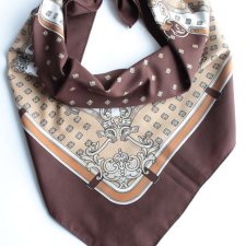 retro chusta vintage królewskie wzory w stylu Hermesa