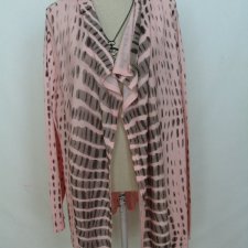 B P C SELECTION* - WZORZYSTY KARDIGAN DUŻY ROZMIAR