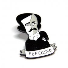 Pin broszka Poecasso Poe Picasso pins emalia