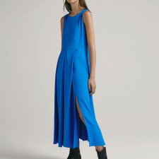 Massimo Dutti kobaltowa sukienka