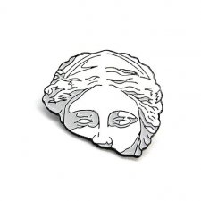 Pin broszka twarz grecki posąg artystyczna