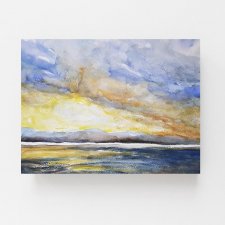 PEJZAŻ- obraz  akwarela