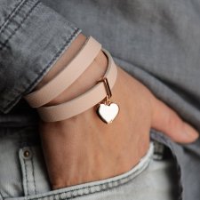 pink heart gold