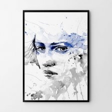 Plakat Dziewczyna kobieta portret A4