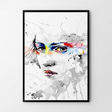 Plakat obraz Dziewczyna kobieta portret A3