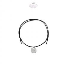 bransoletka KITKERS srebro - kotek na sznurku