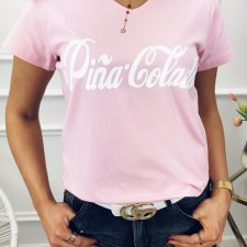 T-SHIRT PINA-COLADA PINK NOWA