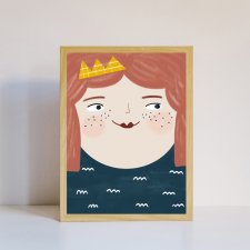 Plakat A3 księżniczka